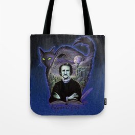 Edgar Allan Poe Gothic Tote Bag