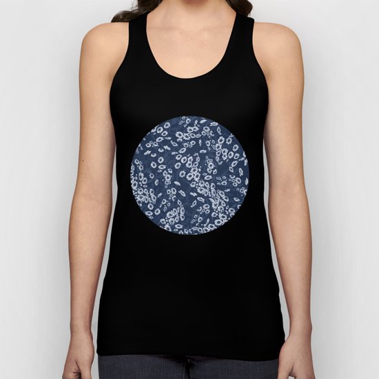 Daisy Dream Navy Unisex Tank Top