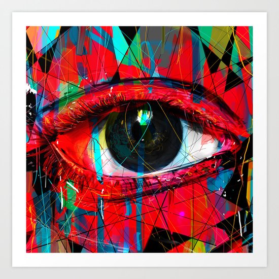 Useless Eyes Art Print