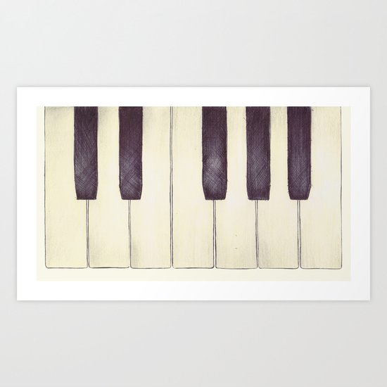 Ebony and Ivory Art Print