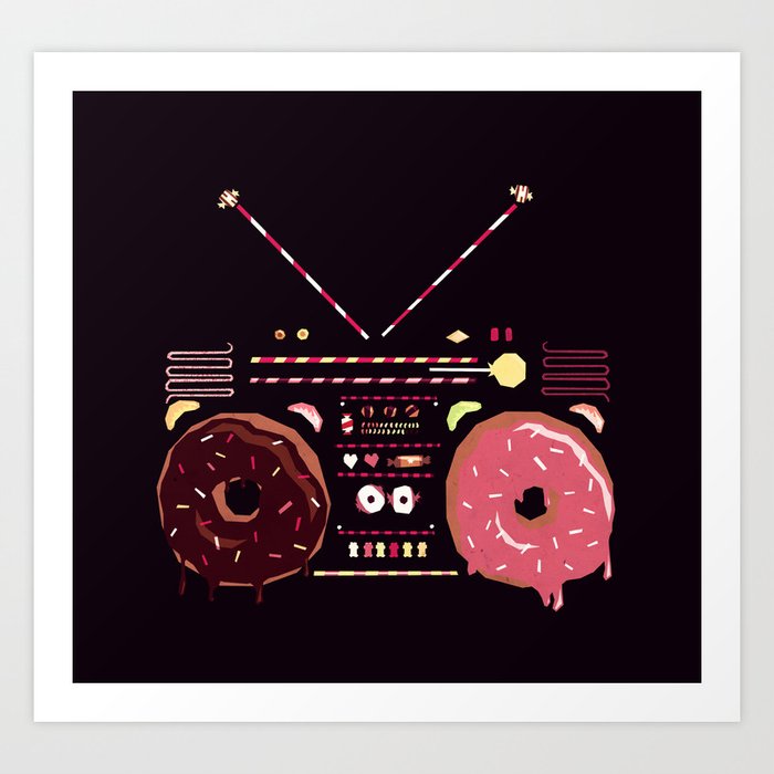 Discover the motif SWEET MUSIC by Yetiland as a print at TOPPOSTER