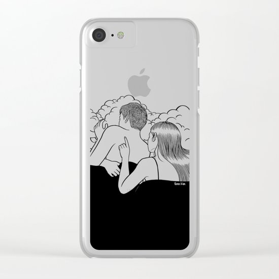 Human Diary Clear iPhone Case