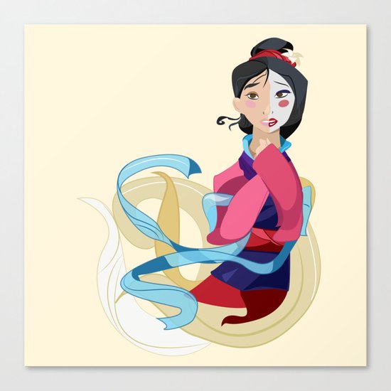 Mulan: Reflection Canvas Print