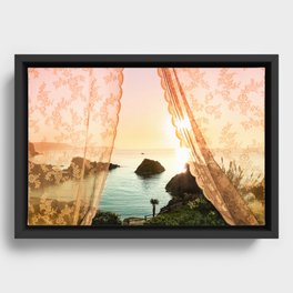 Golden Morning - Landscape Photography Framed Canvas