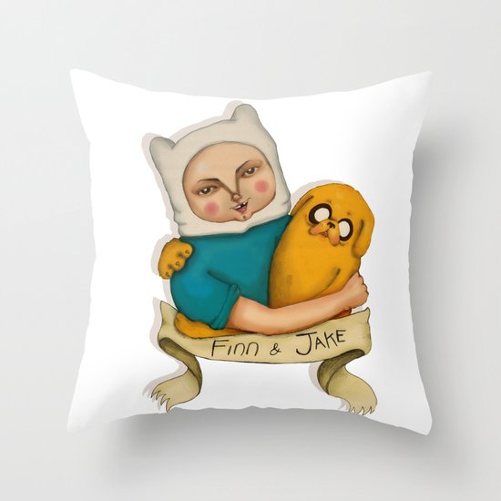 Adventures time! Throw Pillow