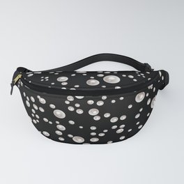 Pearls on Black Fanny Pack