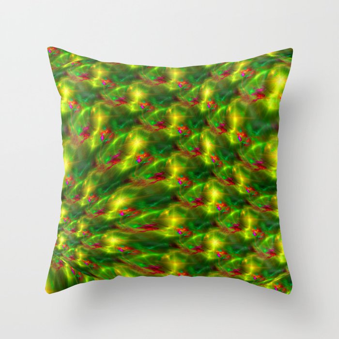 Sunny hill-and-dale Throw Pillow