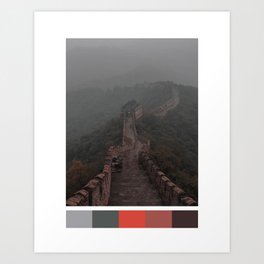 ArtWork Great Wall of CHINA Art work photo Art Print Art Print
