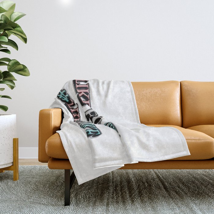 Cute Expression Design "#LIKEFORLIKE". Buy Now Throw Blanket