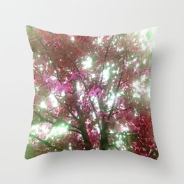 Tree Leaves 45 Throw Pillow