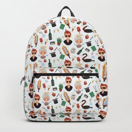 Angel And Demon Pattern Backpack