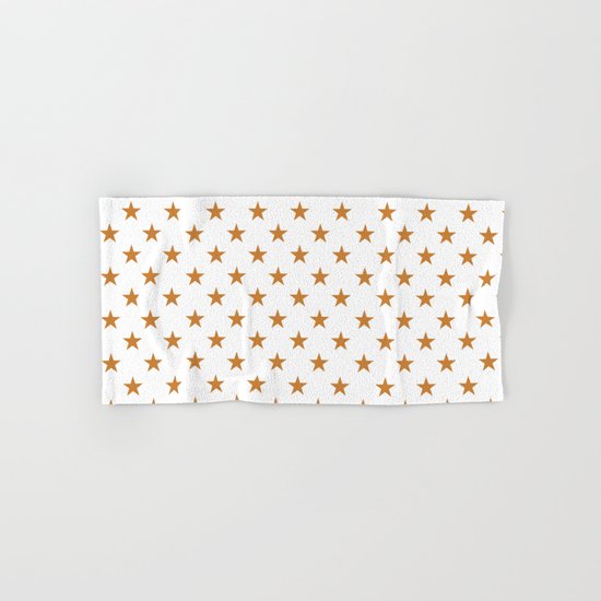 Stars (Bronze/White) Hand & Bath Towel