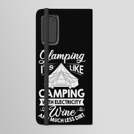 Glamping Tent Camping RV Glamper Ideas Android Wallet Case