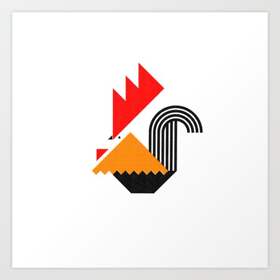 Rooster Art Print