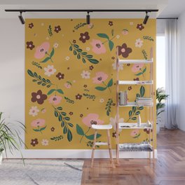 Floral Surface Pattern Design  Wall Mural