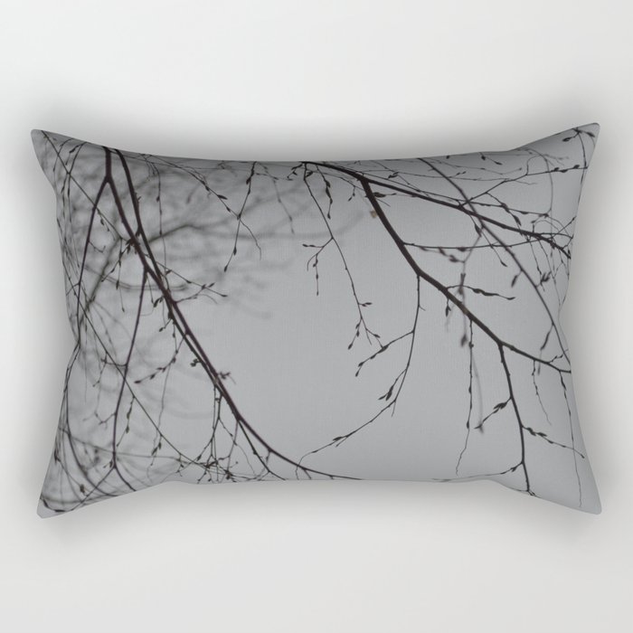 FOLIAGE SERIES Branches Impressions Rectangular Pillow