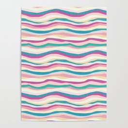 Colorful Stripes Poster