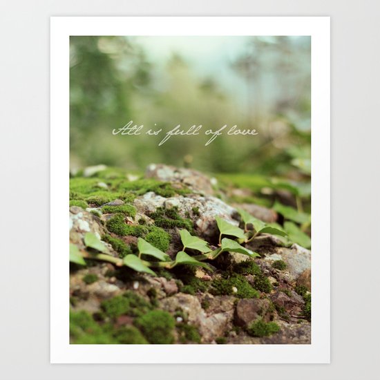 Full of love Art Print