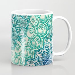 Emerald Doodle Coffee Mug