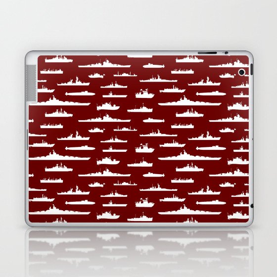 Battleship // Maroon Laptop & iPad Skin