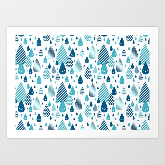 raindrop Art Print