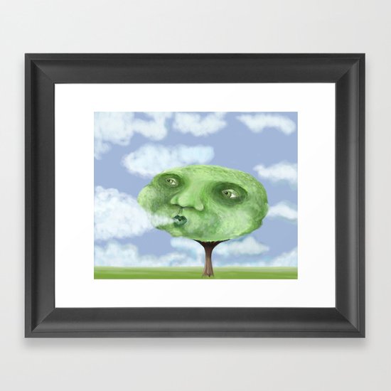 Making Clouds Framed Art Print