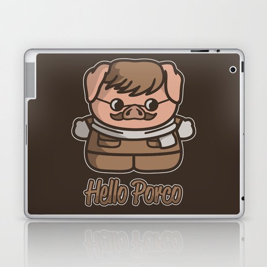 Hello Porco Laptop & iPad Skin