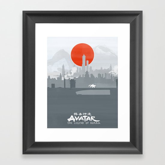 Avatar The Legend of Korra Poster Framed Art Print
