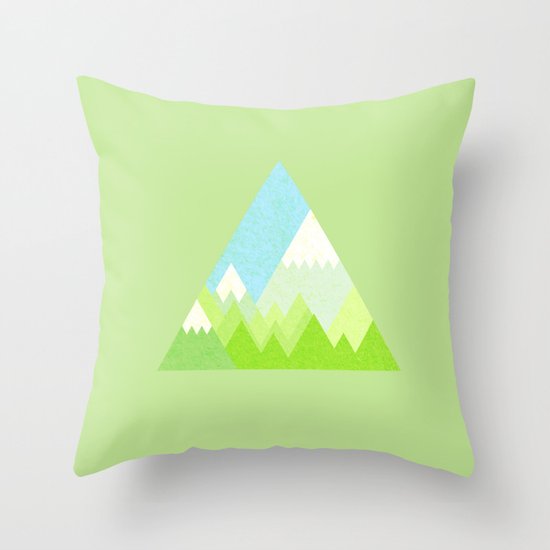 national park geometric pattern Throw Pillow by Emma Method Society6