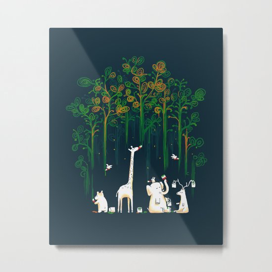 Re-paint the Forest Metal Print