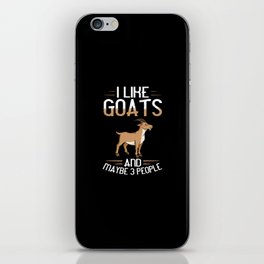 Baby Goat Cute Farmer Mountain Goats iPhone Skin