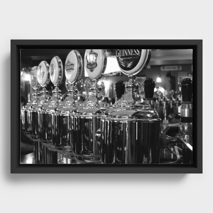 Draft beer Framed Canvas