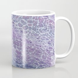 Lilac Acrylic Abstract Fluid Art Coffee Mug | Acrylic, Violet, Fantasy, Lilac, Sea, Abstractpainting, Painting, White, Fluidpainting, Seawaves 