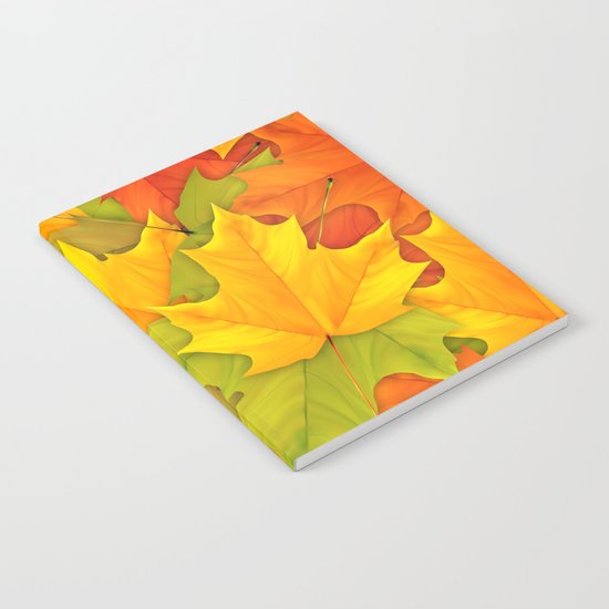 Autumn leaves #9 Notebook