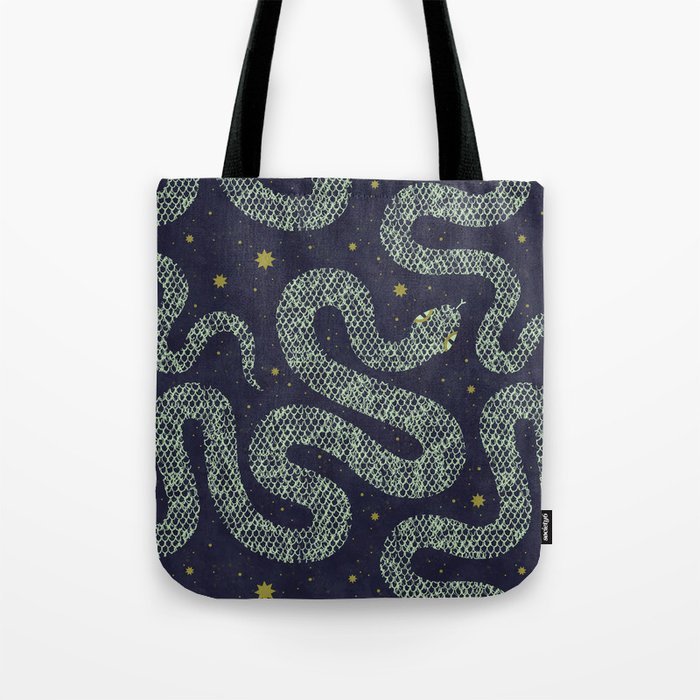 Space Serpent Tote Bag
