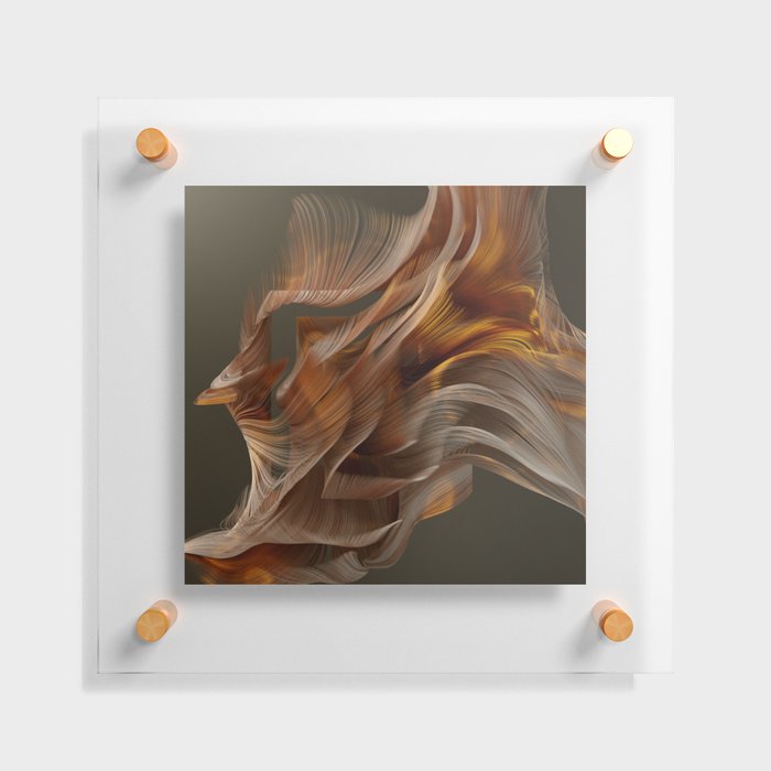 Flow Abstract VIII Floating Acrylic Print