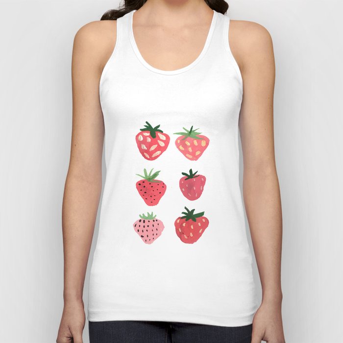 Strawberry Pattern Tank Top