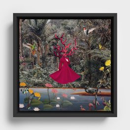 Dance of Reality Framed Canvas