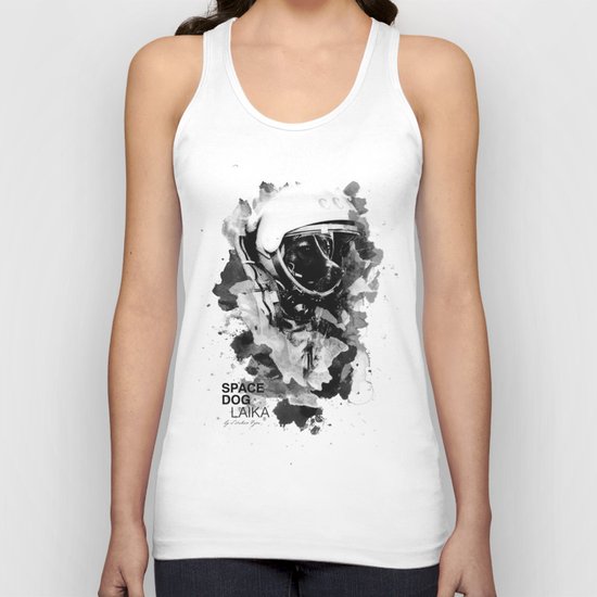 Space Dog Unisex Tank Top