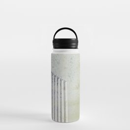 green beige skyscraper abstract architecture construction Water Bottle