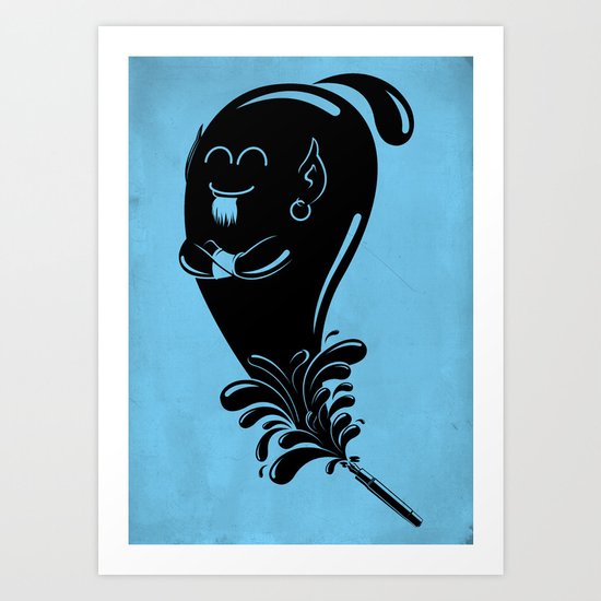 Fountain of wishes Art Print