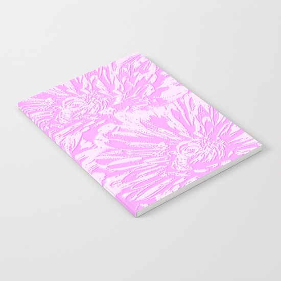 In The Pink Floral Abstract Notebook