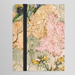 Romantic Marble End Paper Floral 1788 William Kilburn iPad Folio Case