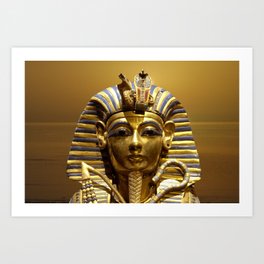 Beautiful Gift Unique Pharaoh Tutankhamun Enhanced Matte Paper Painting  Poster