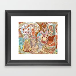 WHEREABOUTS Framed Art Print