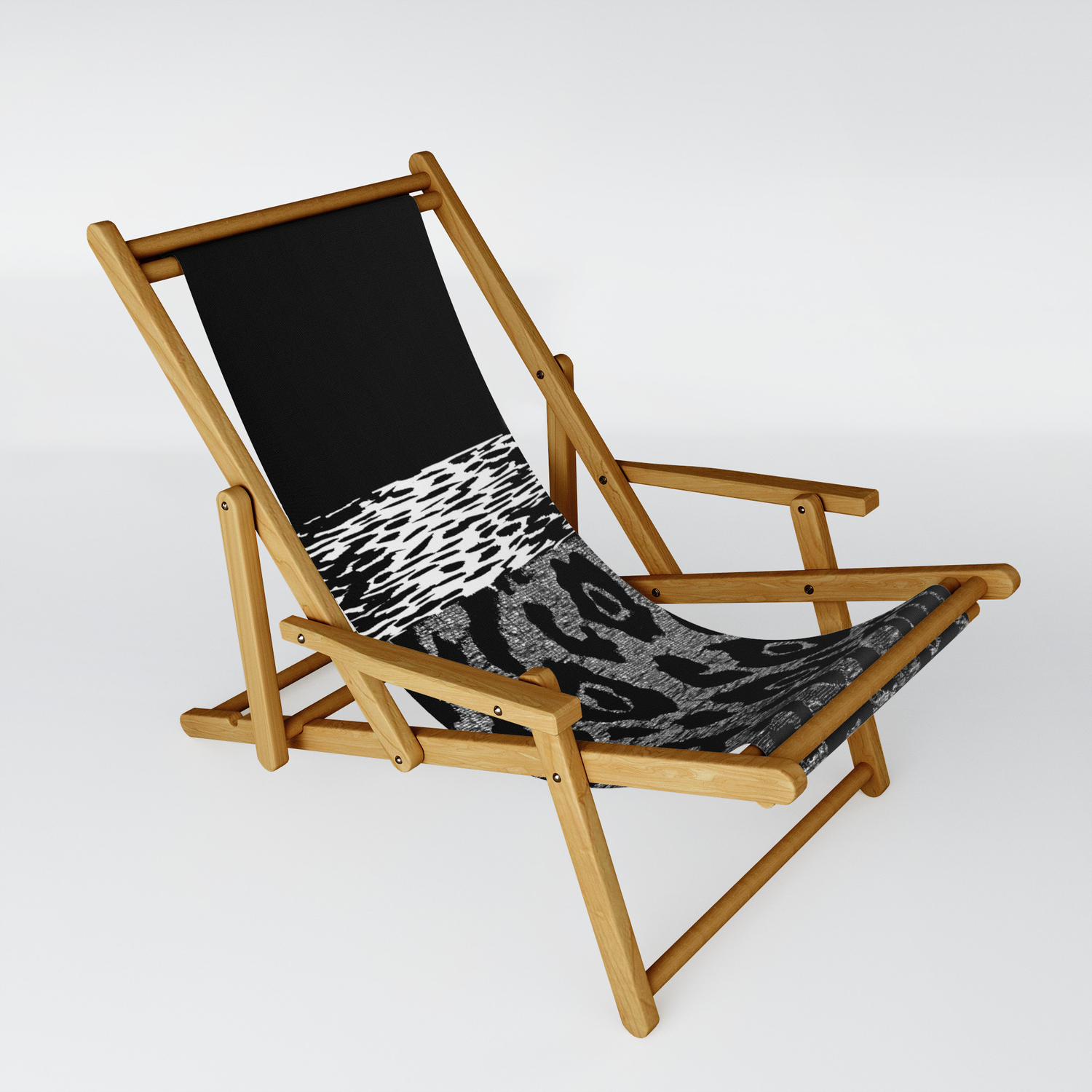 Animal Print Cheetah Leopard Black White And Silvery Gray Sling Chair By Saundramyles Society6 The leopard chair from the illusion series brings a touch of magic to any playroom decor and encourages children to develop skills and explore. society6