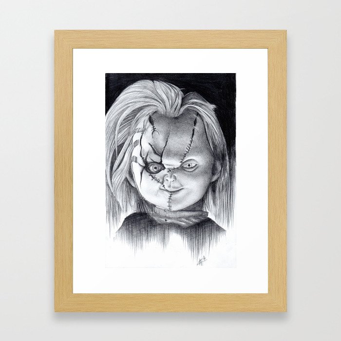 Chucky Framed Art Print