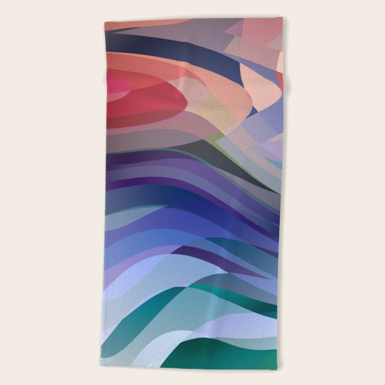 A Stormy Day Beach Towel