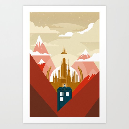 Gallifrey Art Print