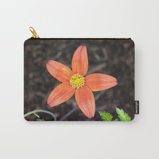 Orange flower Carry-All Pouch